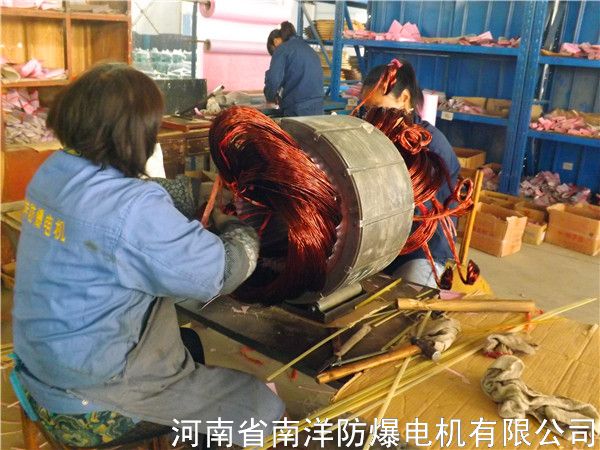 防爆電機(jī)工作場景